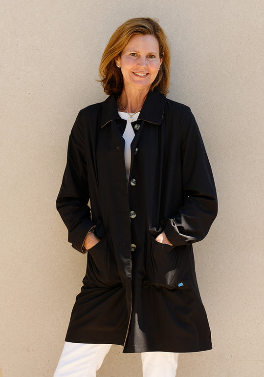 Black & Camel RAINTRENCH (with detachable hood) | Rain Trench Coat (Pre-Order Shipping July 27)