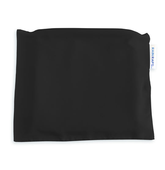 Black & Cabana Stripe SPORTYRAP | Sport Poncho - fashionable and practical rain gear by RAINRAPS