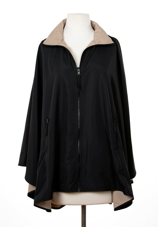 Black & Camel SPORTYRAP - fashionable and practical rain gear by RAINRAPS